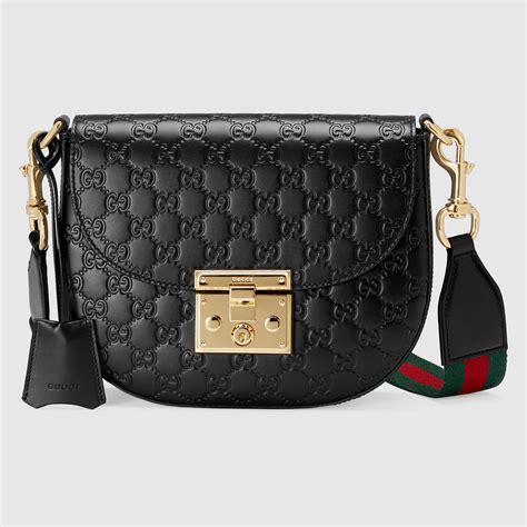 padlock gucci signature shoulder bag red|how to open Gucci bag.